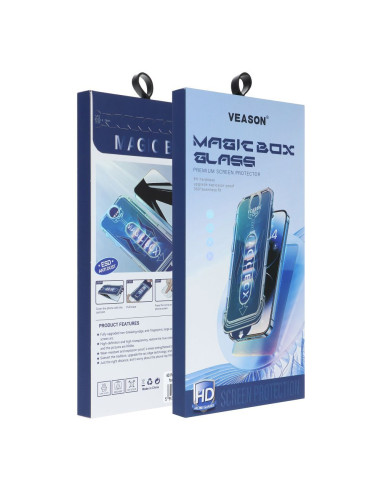 6D Pro Veason Easy-Install Glass - for Iphone 16 Pro Max black