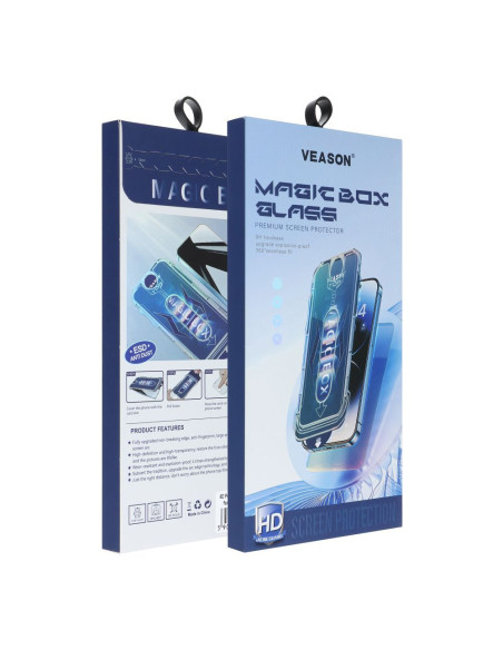 6D Pro Veason Easy-Install Glass - for Iphone 16 Pro Max black