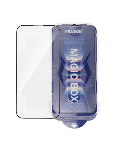 6D Pro Veason Easy-Install Glass - for Iphone 16 Pro Max black