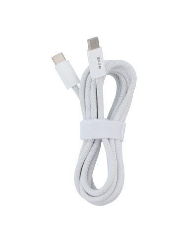BLUEO câble Type C vers Type C QC4.0 60MB/S PD60W C338 2M blanc