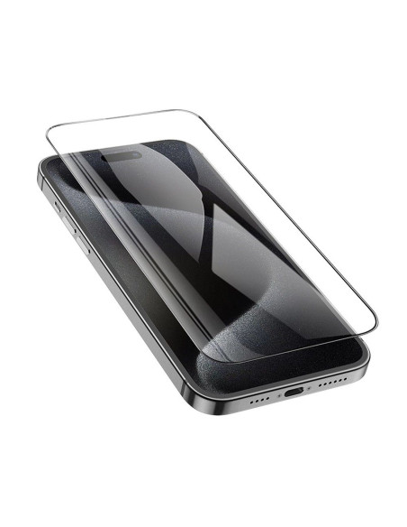 Verre trempé HOCO HD 5D Guardian (SET 10in1) - pour iPhone 16 Plus noir (G14)
