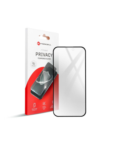 Forcell Privacy Glass - for Iphone 16 black