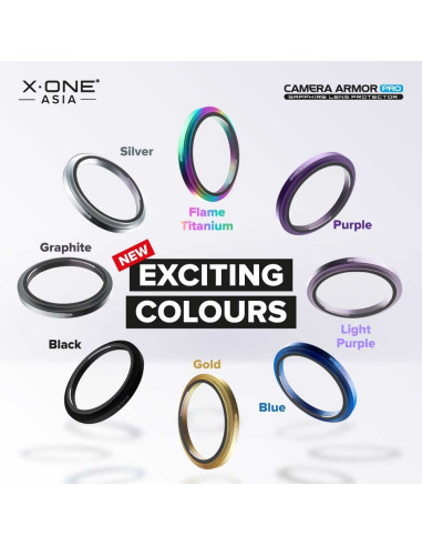 X-ONE Sapphire Camera Armor Pro - for iPhone 16 Pro/16 Pro Max