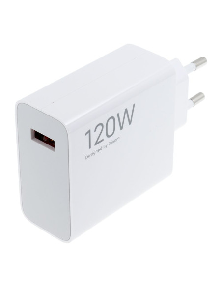 Chargeur secteur ORIGINAL Xiaomi MDY-14-EE (tete) Charge Tres Rapide 120W BLANC bulk