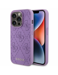 Coque GUESS pour IPHONE 15 Pro Max GUHCP15XP4EPMU (Quilted 4G Classic) violet clair
