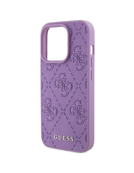 Coque GUESS pour IPHONE 15 Pro Max GUHCP15XP4EPMU (Quilted 4G Classic) violet clair