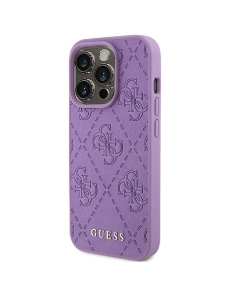 Coque GUESS pour IPHONE 15 Pro Max GUHCP15XP4EPMU (Quilted 4G Classic) violet clair