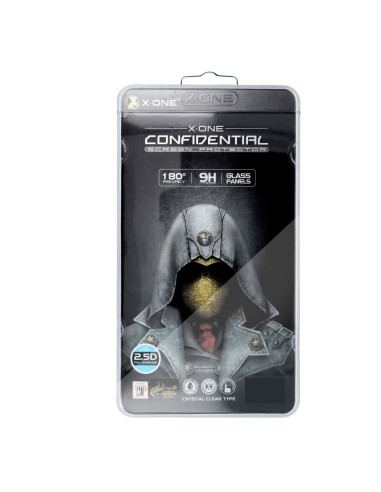 Verre trempé X-ONE Full Cover Extra Strong Privacy - APP IPHO 16 Pro Max (full glue) NOIR