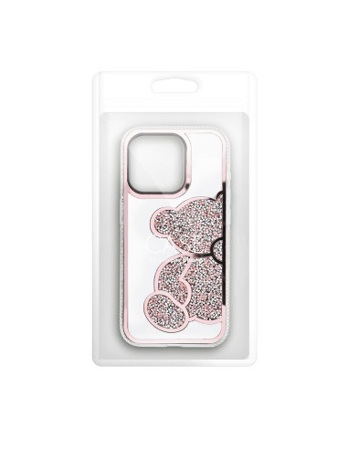 Coque TEDDY BEAR pour IPHONE 16 Pro rose