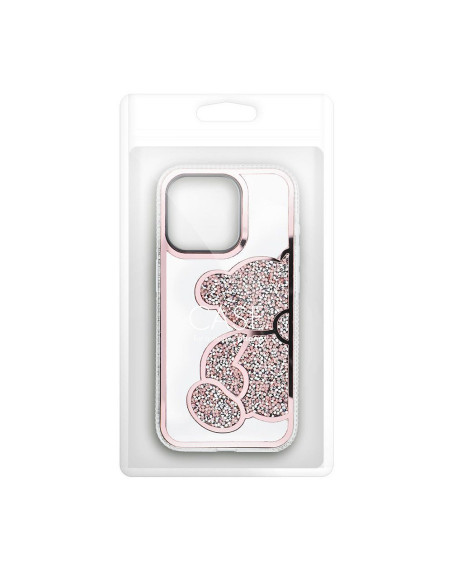 Coque TEDDY BEAR pour IPHONE 16 Pro rose