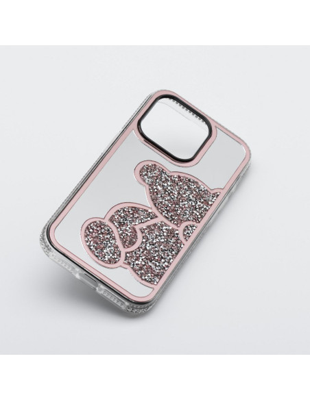 Coque TEDDY BEAR pour IPHONE 16 Pro Max rose