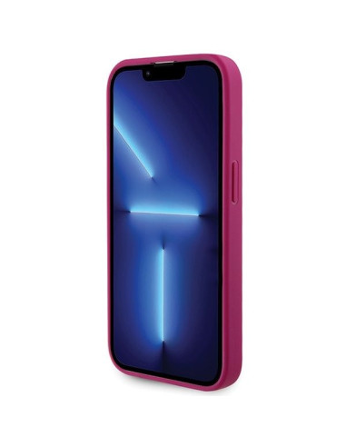 Coque GUESS pour IPHONE 15 Pro GUHCP15LPS4DGPP (Strass Metal Logo) rose