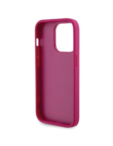 Coque GUESS pour IPHONE 15 Pro GUHCP15LPS4DGPP (Strass Metal Logo) rose