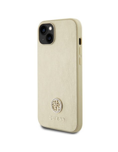 Coque GUESS pour IPHONE 13 / 14 / 15 GUHCP15SPS4DGPD (Cuir 4G Metal Logo Strass) or 2