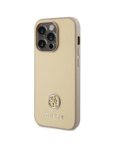 Coque GUESS pour IPHONE 15 Pro GUHCP15LPS4DGPD (Strass Metal Logo) or 2
