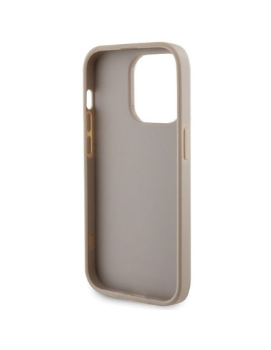 Coque GUESS pour IPHONE 15 Pro GUHCP15LPS4DGPD (Strass Metal Logo) or