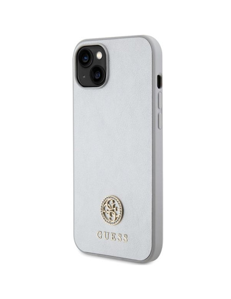 Coque GUESS pour IPHONE 13 / 14 / 15 GUHCP15SPS4DGPS (Strass Metal Logo) argenté