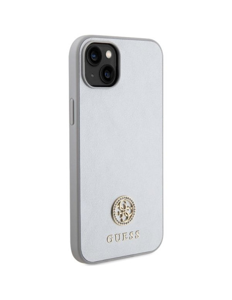 Coque GUESS pour IPHONE 13 / 14 / 15 GUHCP15SPS4DGPS (Strass Metal Logo) argenté
