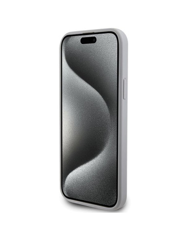 Coque GUESS pour IPHONE 13 / 14 / 15 GUHCP15SPS4DGPS (Strass Metal Logo) argenté