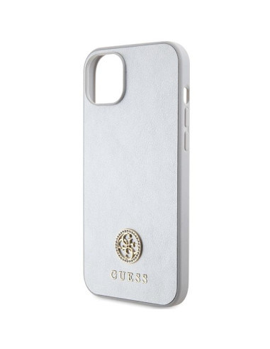 Coque GUESS pour IPHONE 13 / 14 / 15 GUHCP15SPS4DGPS (Strass Metal Logo) argenté