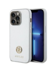 Coque GUESS pour IPHONE 15 Pro GUHCP15LPS4DGPS (Strass Metal Logo) argenté