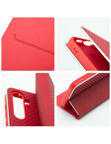 Etui LUNA Carbon pour SAMSUNG A20e noir