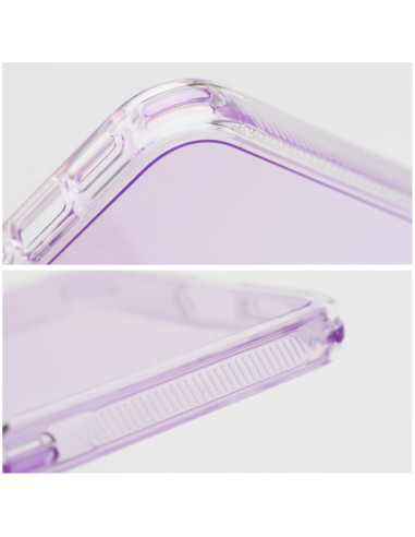 Coque MATRIX CLEAR pour SAMSUNG S21 FE violet clair