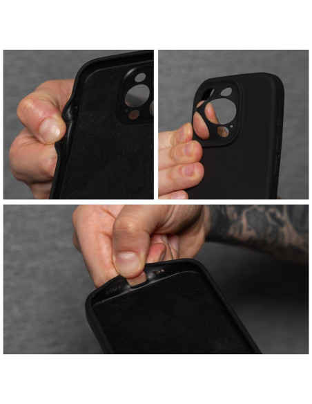 Case SILICONE 2mm for IPHONE 16 black