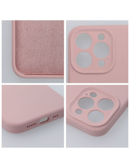 Case SILICONE 2mm for IPHONE 16 Plus sand pink