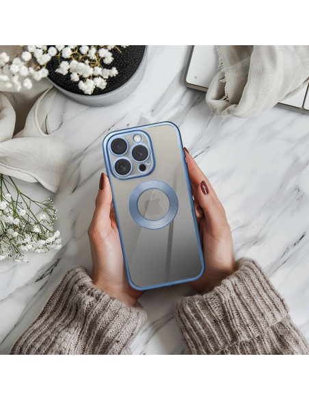 Coque GLAM pour IPHONE 16 bleu