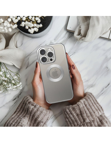 Coque GLAM pour IPHONE 16 Argent