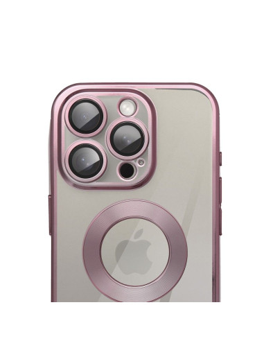 Coque GLAM pour IPHONE 16 Pro rose poudré