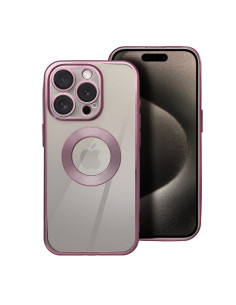 Coque GLAM pour IPHONE 16 Plus rose poudré