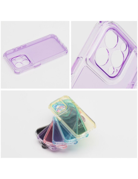 Coque MATRIX CLEAR pour IPHONE 12 violet clair