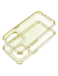 Coque MATRIX CLEAR pour IPHONE 14 jaune 2