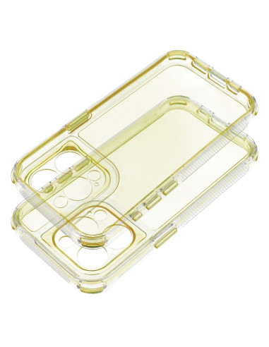 Coque MATRIX CLEAR pour IPHONE 15 Pro jaune