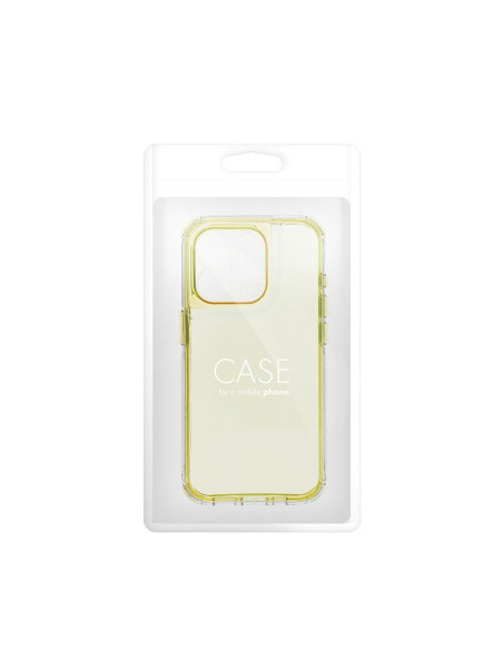 Coque MATRIX CLEAR pour IPHONE 16 jaune