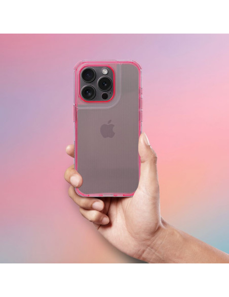 Coque MATRIX CLEAR pour IPHONE 16 PLUS rose poudré