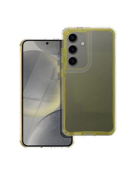 Coque MATRIX CLEAR pour SAMSUNG S22 jaune