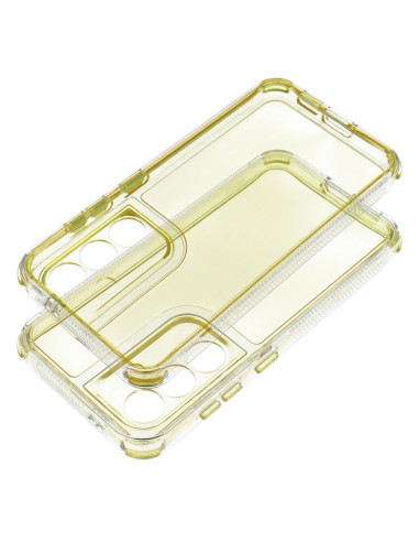 Coque MATRIX CLEAR pour SAMSUNG S22 jaune