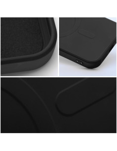 SILICONE MAG COVER case compatible with MagSafe for IPHONE 16 Plus black 2