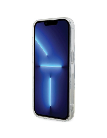 Véritable KARL LAGERFELD Hard Case KLHCP15XHNCMKLT pour iPhone 15 PRO MAX (Monogramme / transparent)
