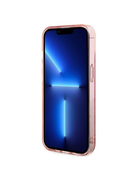 KARL LAGERFELD case for IPHONE 15 KLHCP15SHNCMKLP (Monogram) pink