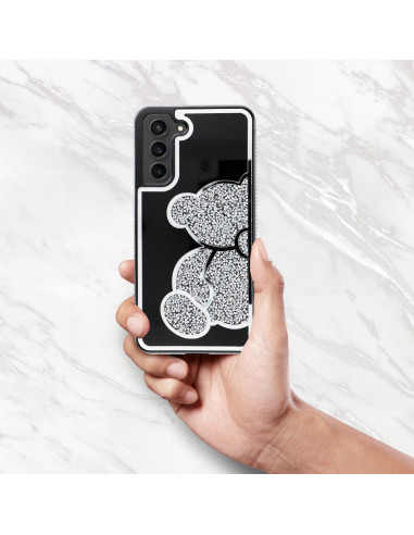 TEDDY BEAR Case for SAMSUNG A13 4G silver