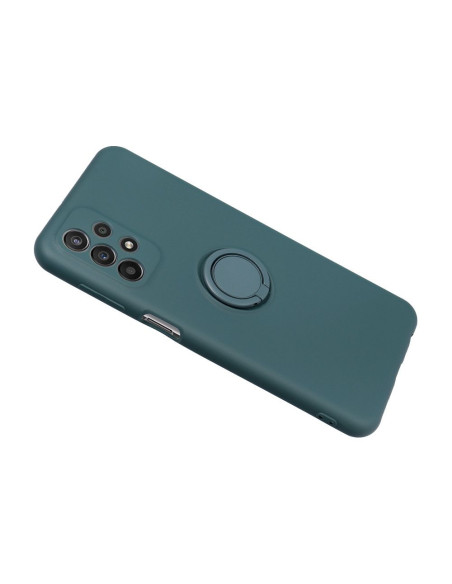 Coque SILICONE RING pour SAMSUNG Galaxy S24 FE vert