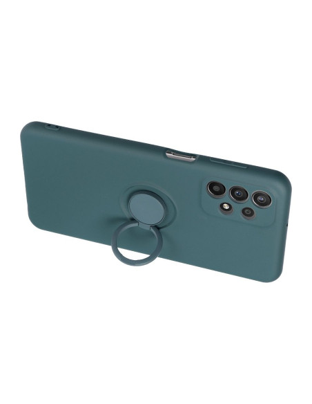 Coque SILICONE RING pour SAMSUNG Galaxy S24 FE vert