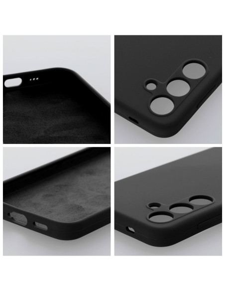 Coque en SILICONE 2mm pour SAMSUNG S24 FE noir