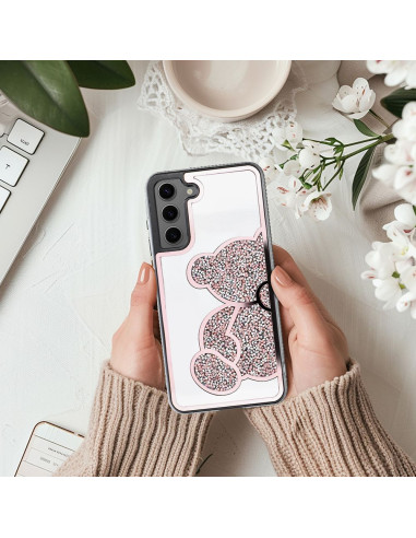 TEDDY BEAR Case for SAMSUNG A71 pink