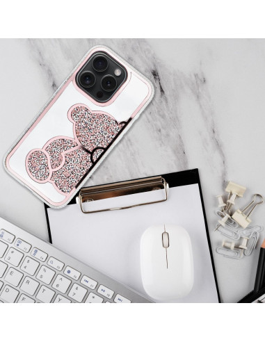 TEDDY BEAR Case for IPHONE 12 MINI pink