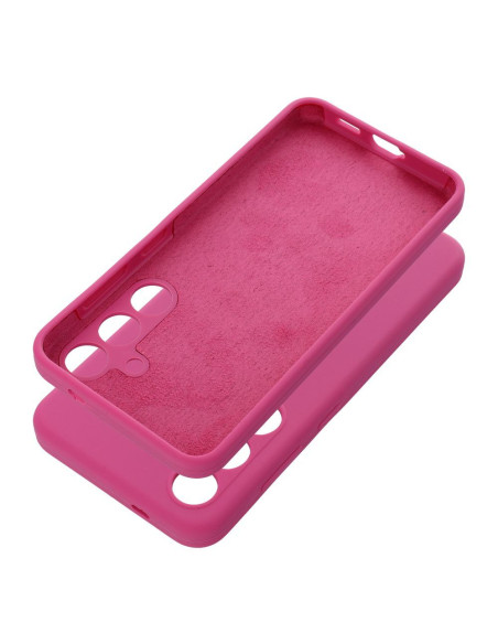 Coque en SILICONE 2mm pour SAMSUNG S24 FE rose